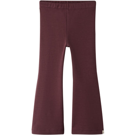 Lil'Atelier Catawba Grape Nmflimia Bootcut Pants Solid Lil