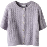 Name It Heirloom Lilac Nmfnalisa Ss Loose Knit Card Lnoos