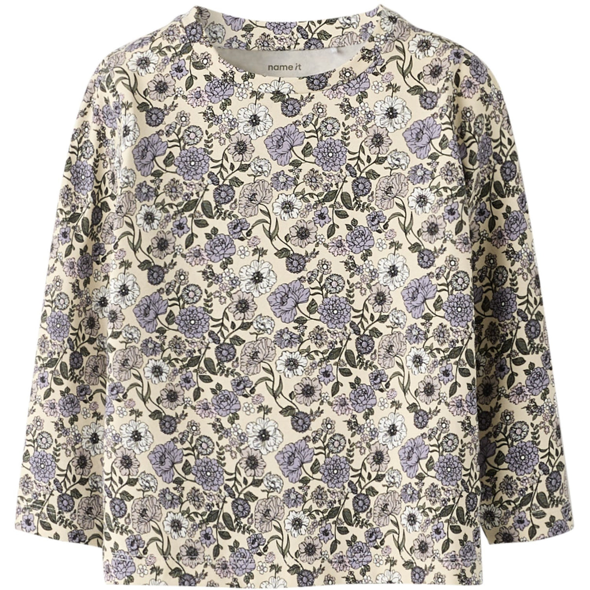 Name It Buttercream Big Flower Nmfnikala Ls Top Box Lnoos