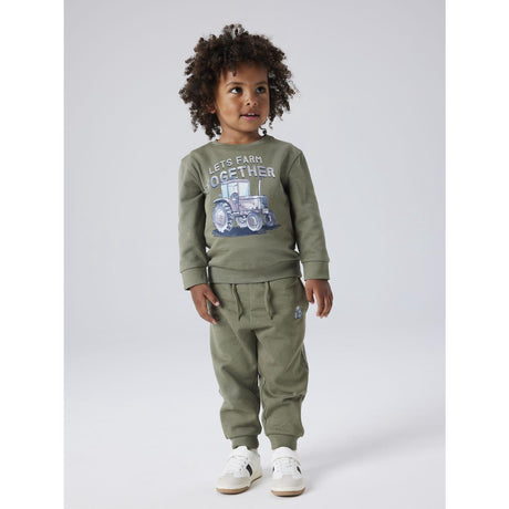 Name It Dusty Olive Nmmnash Nreg Swe Pants Bru