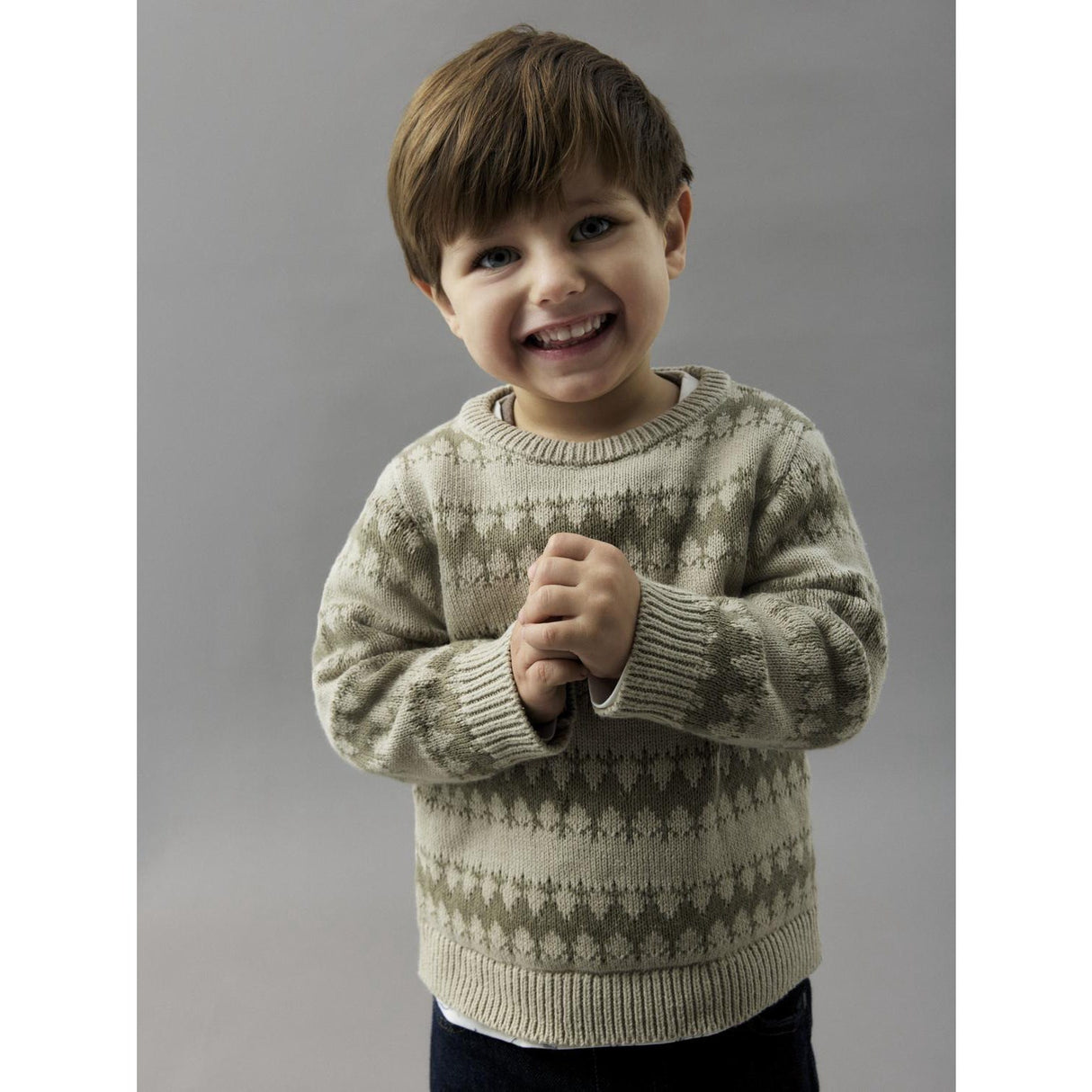 Name It Island Fossil Mermaid Nmmoscar Ls Knit