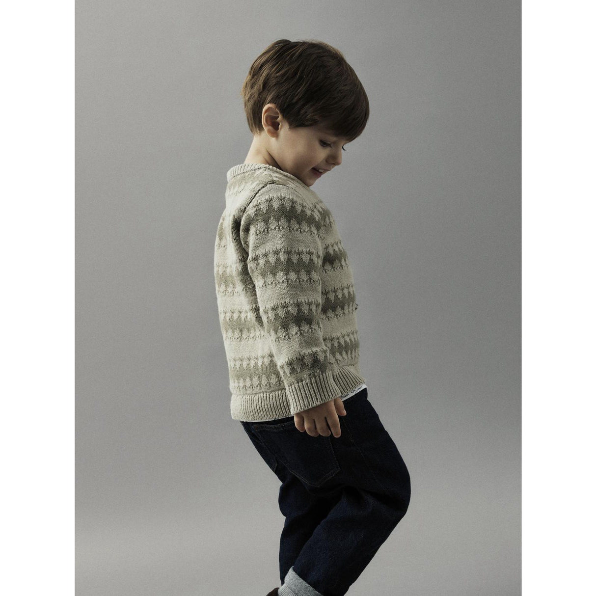 Name It Island Fossil Mermaid Nmmoscar Ls Knit