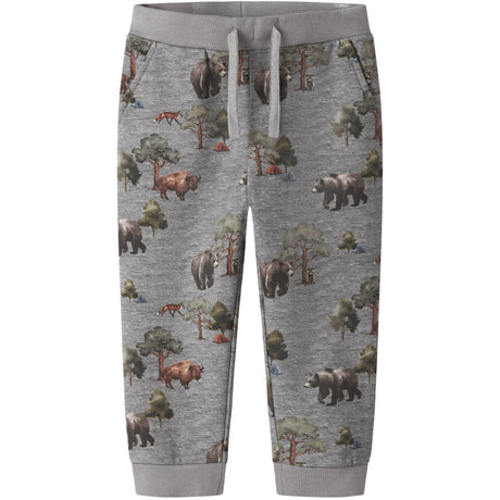 Name It Grey Melange Nmmolin Nreg Sweat Pants Bru Box