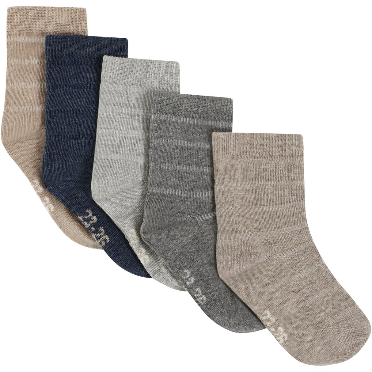 Minymo Blue Nights Socks W. Knit (5-Pack)