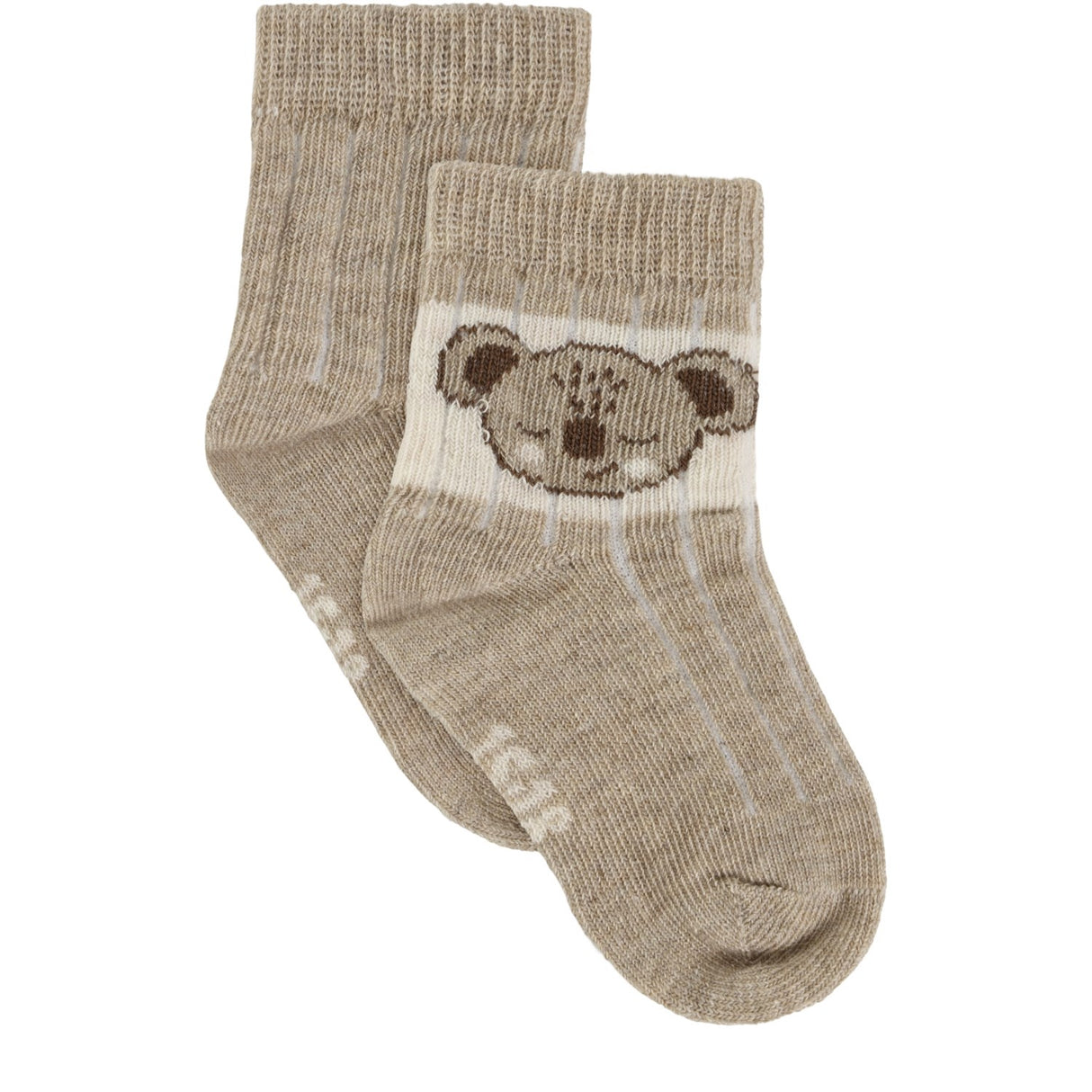 Minymo Silver Mink Baby Socks (2-Pack)