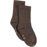 Minymo Chestnut Melange Perfect Basic Socks (2-Pack)