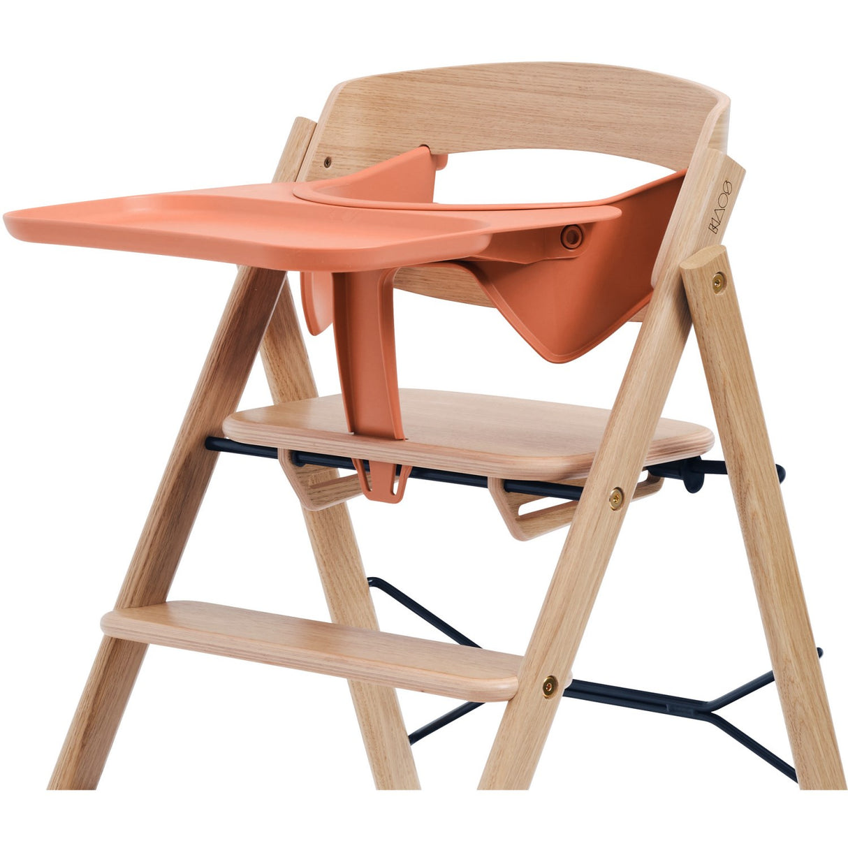 KAOS Terracotta Pink KLAPP® Safety Rail & Tray