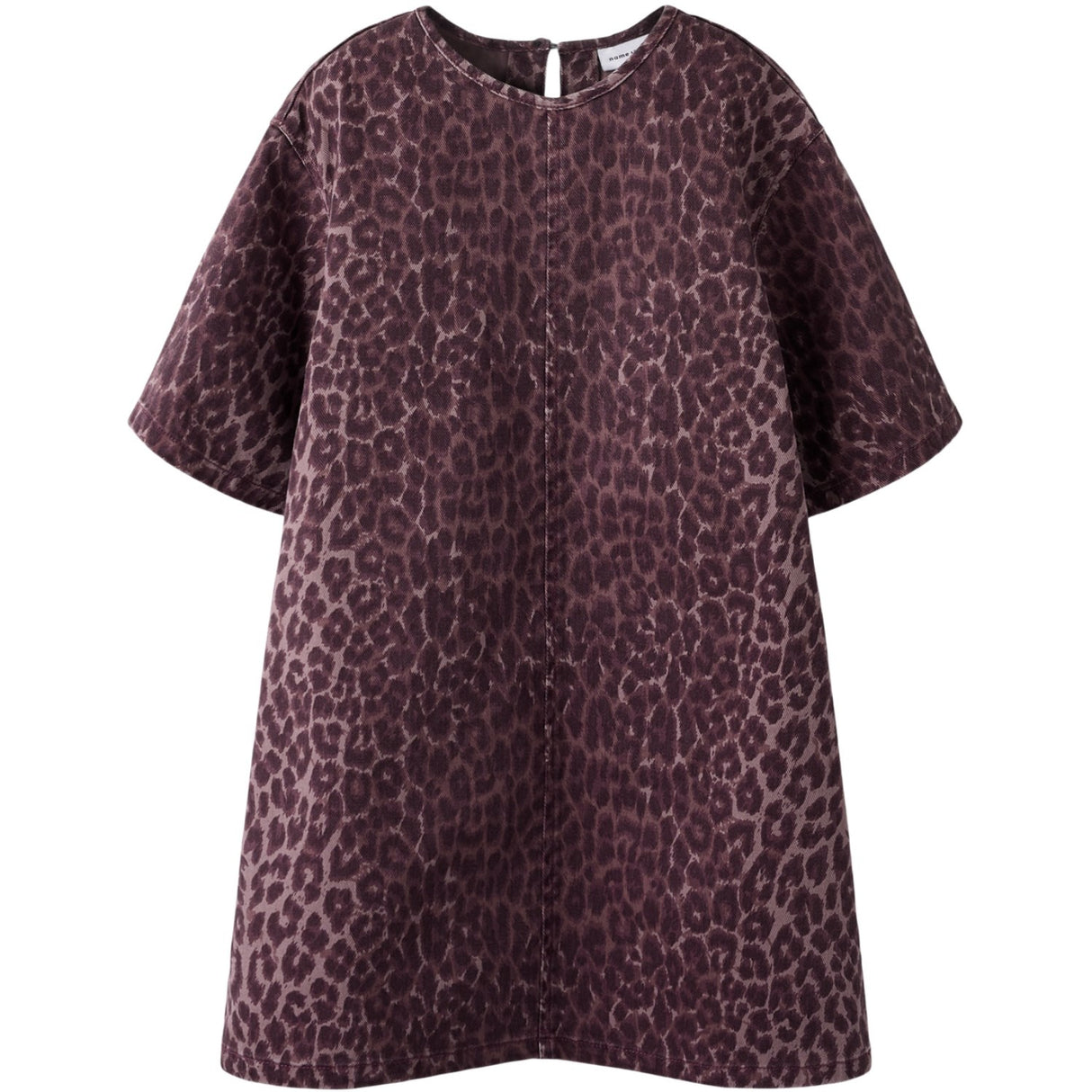 Name It Burgundy Leo Nkfleo Twill Dress 4002-Td