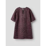 Name It Burgundy Leo Nkfleo Twill Dress 4002-Td