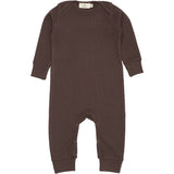 COPENHAGEN COLORS Dk Brown Modal Full Body Romper