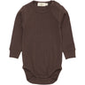 COPENHAGEN COLORS Dk Brown Modal Rib Ls Body