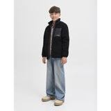 Jack & Jones Junior Black Jjesoho Teddy Jacket Sn Jnr