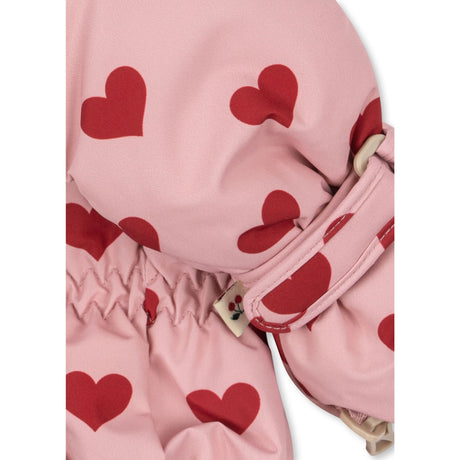 Konges Sløjd Amour Pink Nohr Snow Mittens Print