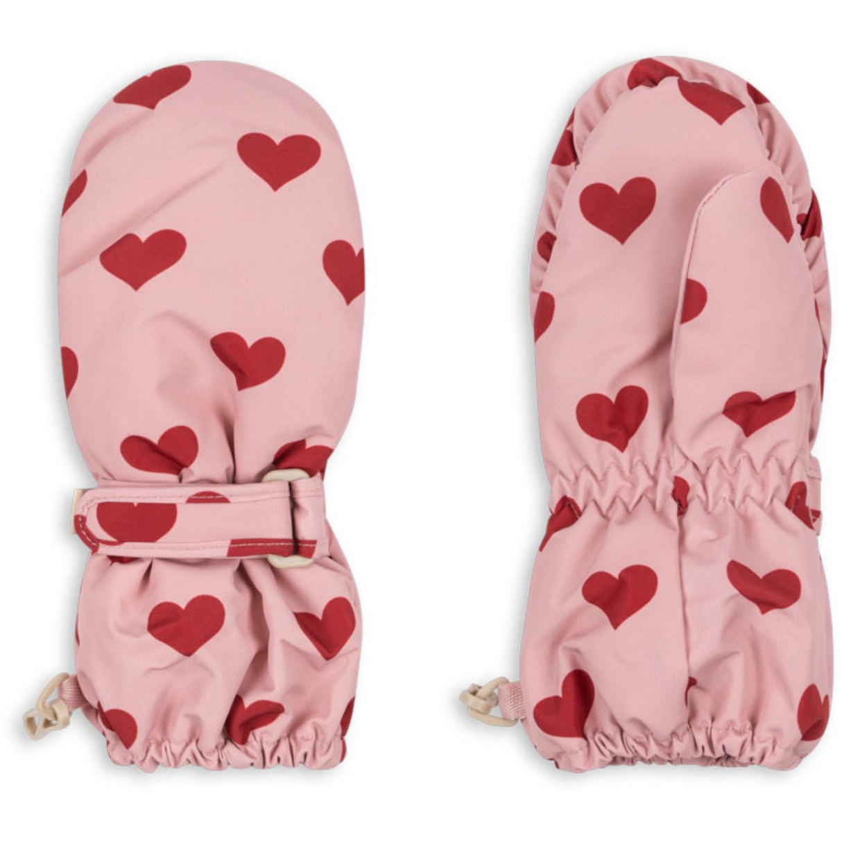Konges Sløjd Amour Pink Nohr Snow Mittens Print