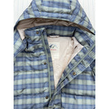 Konges Sløjd Laurel Blue Check Magnum Down Jacket Print Grs