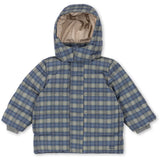 Konges Sløjd Laurel Blue Check Magnum Down Jacket Print Grs