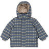 Konges Sløjd Laurel Blue Check Magnum Down Jacket Print Grs
