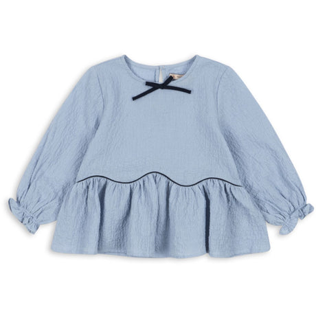 Konges Sløjd Blue Fog Ava Blouse GOTS