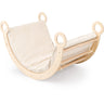 Woobiboo Natural Montessori Rocker With Beige Mattress L