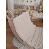 Woobiboo Natural Montessori Rocker With Beige Mattress L
