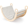 Woobiboo Natural Montessori Rocker With Gray Mattress L