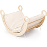 Woobiboo Natural Montessori Rocker With Beige Mattress M