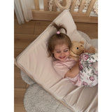 Woobiboo Natural Montessori Rocker With Beige Mattress And Slide-Climber L