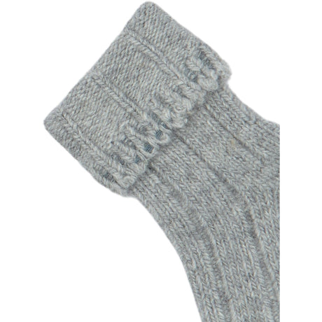 minipop® Light Grey Melange Minipop Wool Heavy Baby Sock