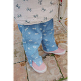 Konges Sløjd Boucle Blue Vida Pants GOTS