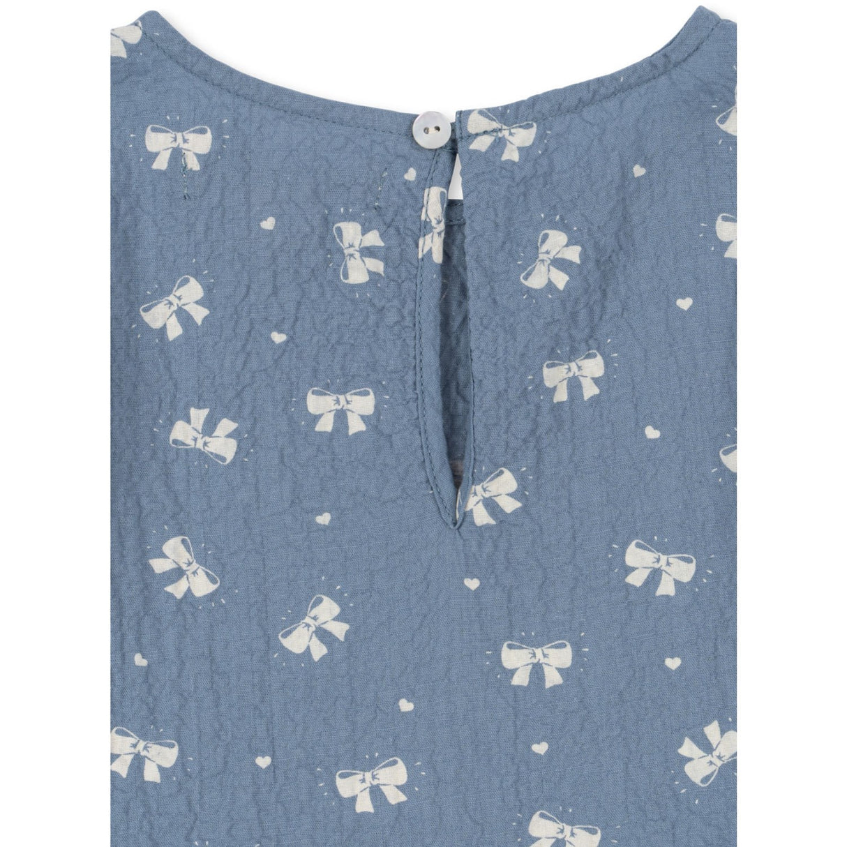 Konges Sløjd Boucle Blue Vida Dress GOTS