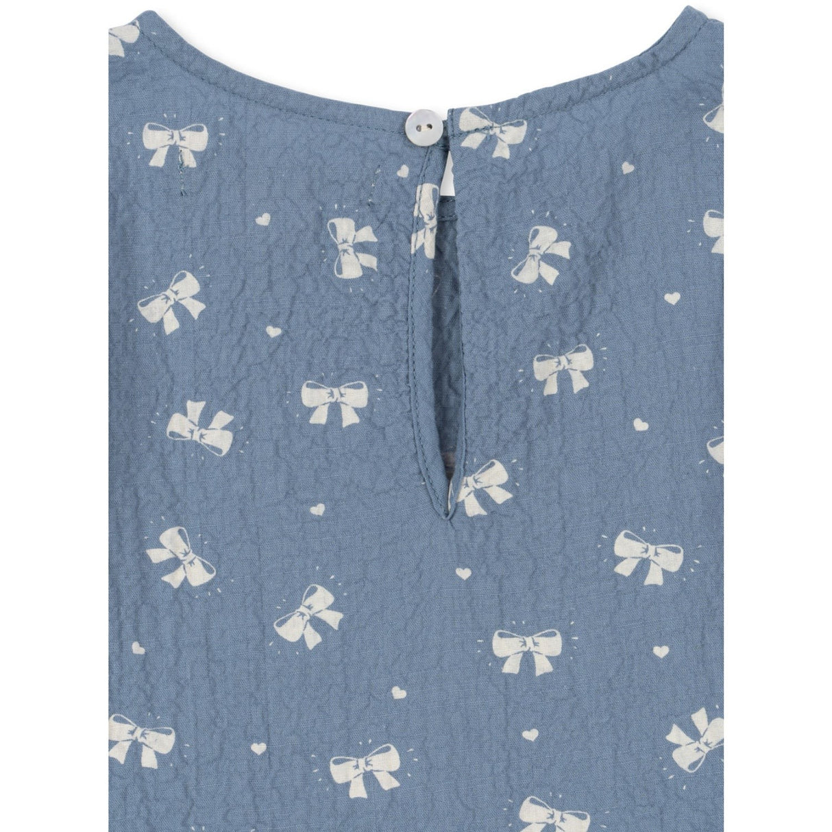 Konges Sløjd Boucle Blue Vida Dress GOTS