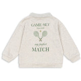 Konges Sløjd Off White Melange Spotty Ls Polo GOTS