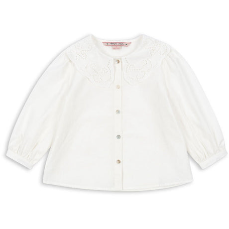 Konges Sløjd Optic White Rilo Collar Shirt GOTS