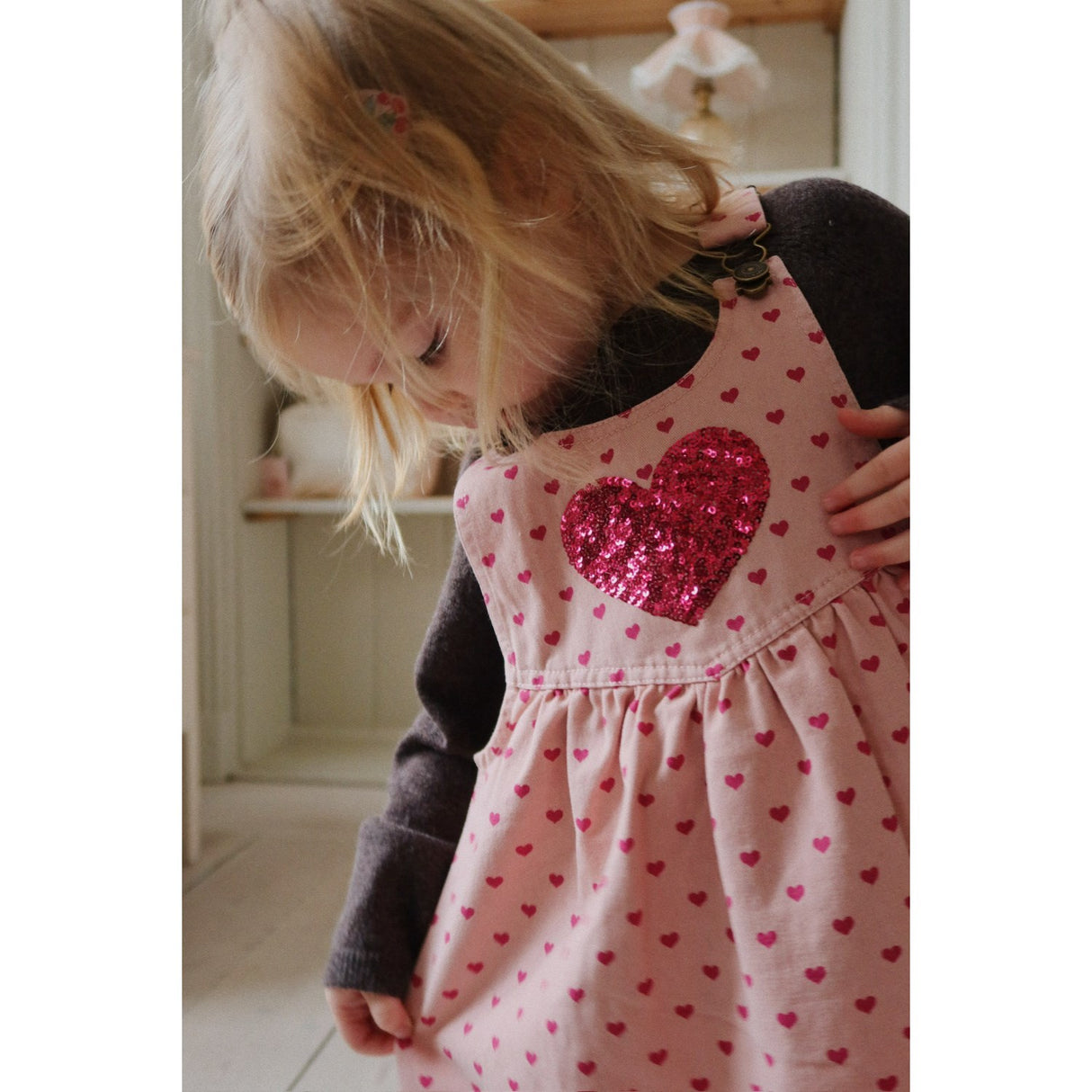 Konges Sløjd Berry Coeur Nola Sequin Spencer Dress GOTS