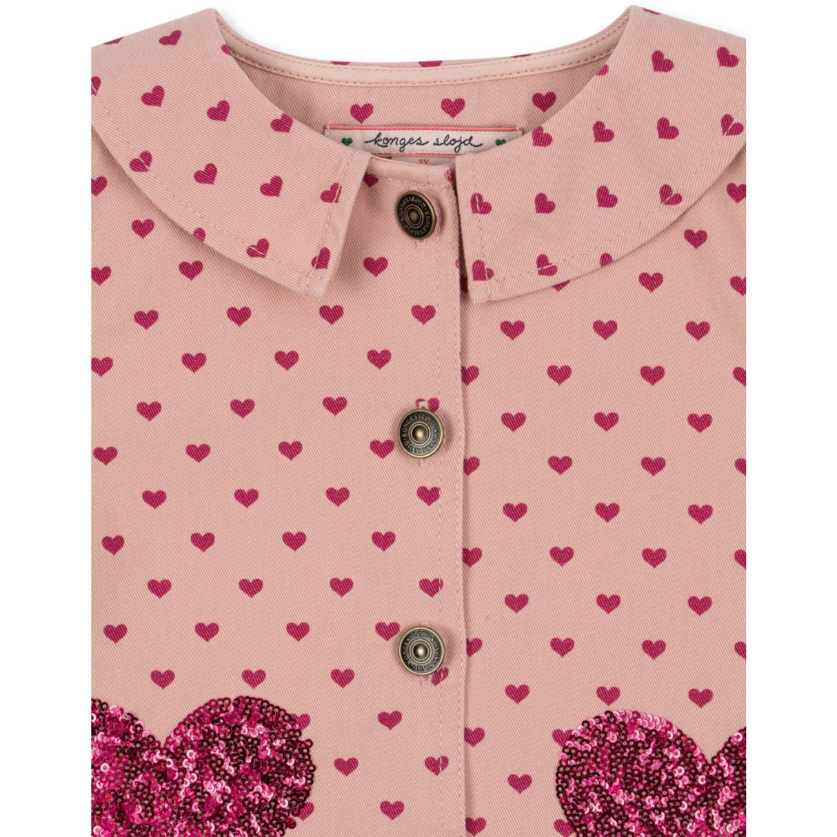 Konges Sløjd Berry Coeur Nola Sequin Shirt Jacket GOTS
