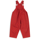 Konges Sløjd Strawberry Dot Nola Overalls GOTS