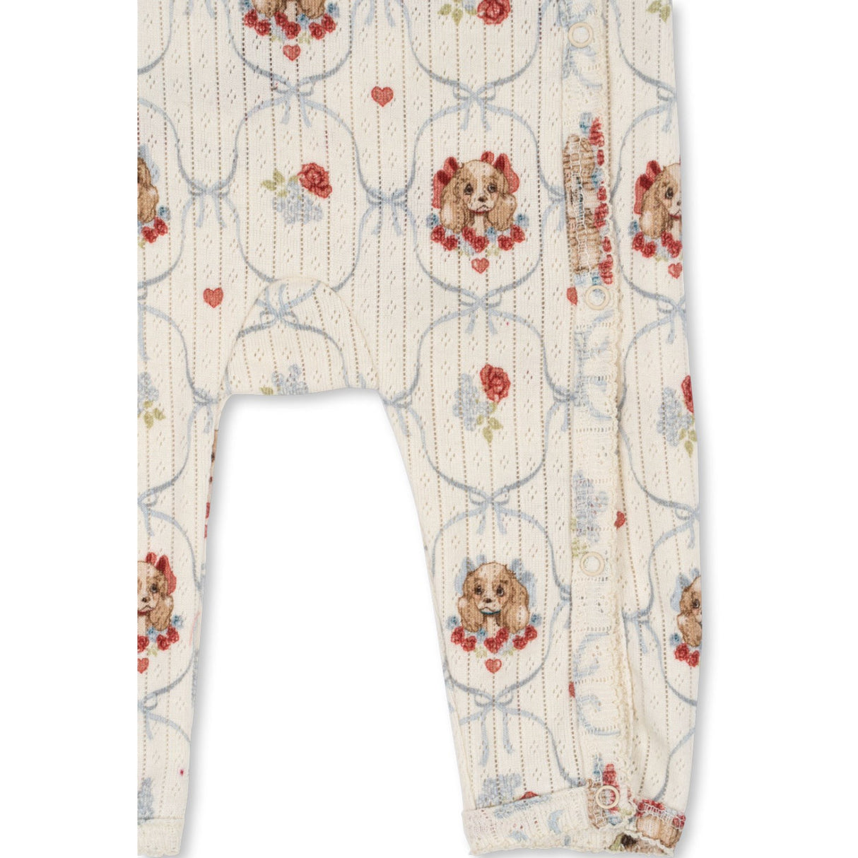 Konges Sløjd Puppy Minnie Newborn Onesie GOTS