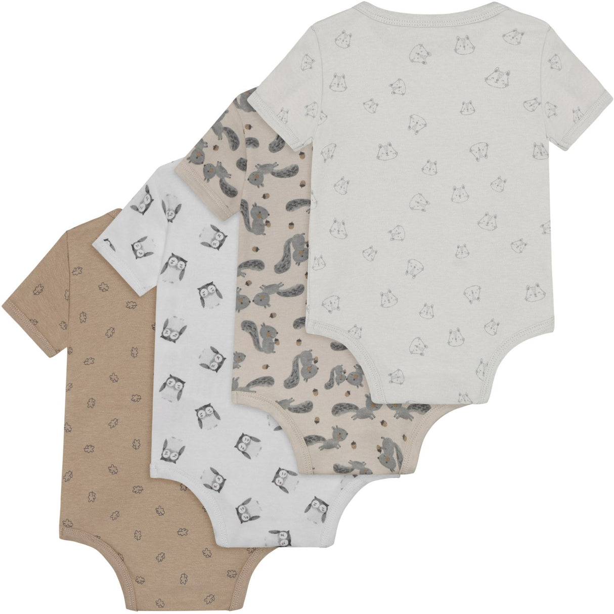 Pippi Rainy Day Body Ss Ao-Printed (4-Pack)