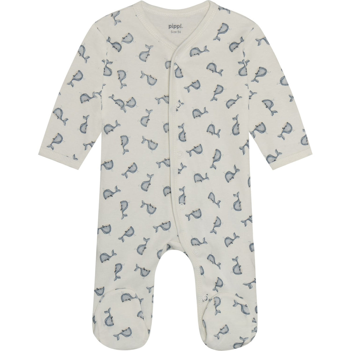 Pippi Flint Stone Nightsuit W/F -Buttons 2-Pack
