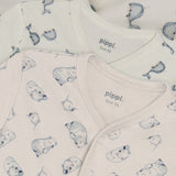 Pippi Flint Stone Nightsuit W/F -Buttons 2-Pack