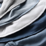 Pippi Dark Blue Bandana Fabric Bib - Solid (5-Pack)