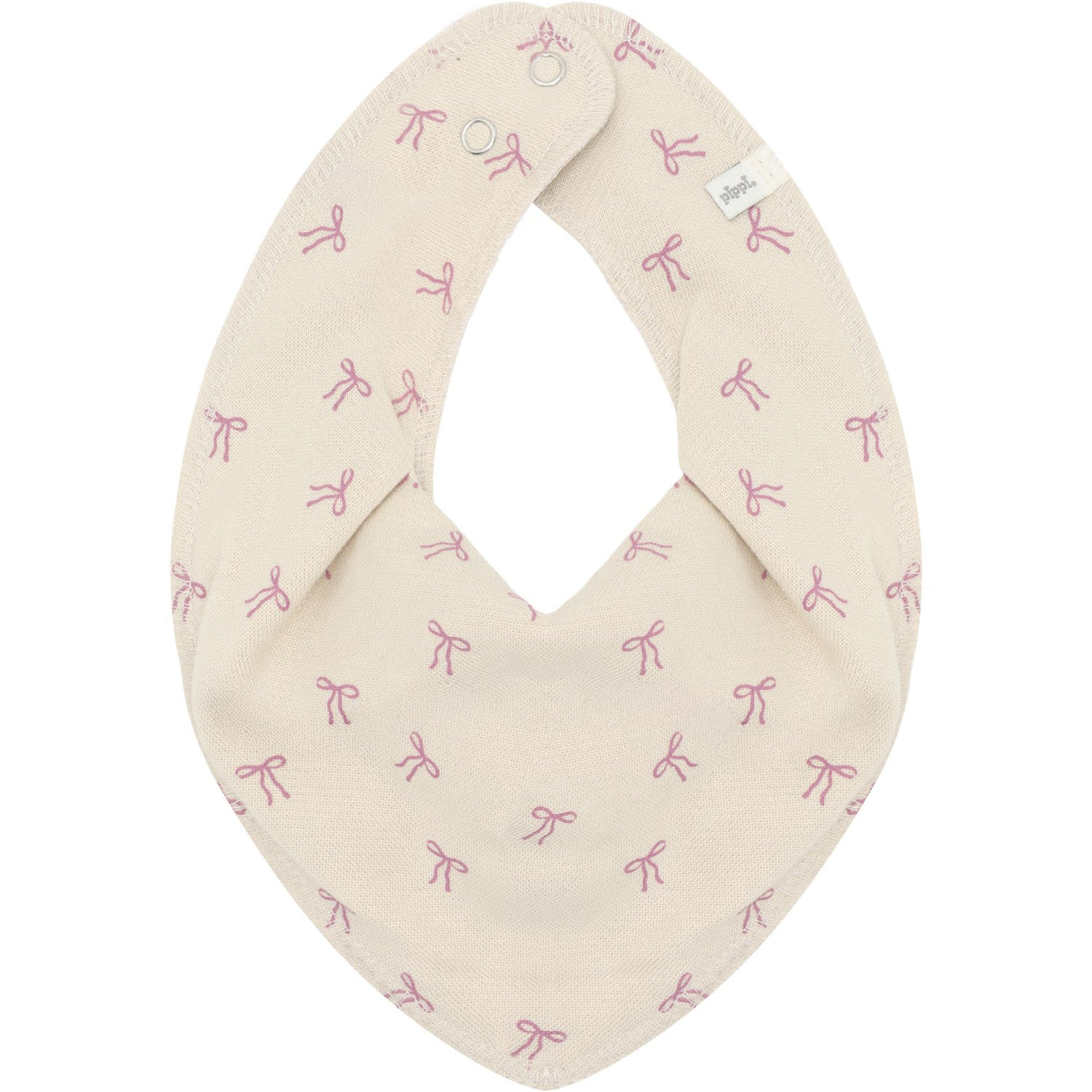 Pippi Mauve Orchid Bandana Fabric Bib Girl - Aop (3-Pack)