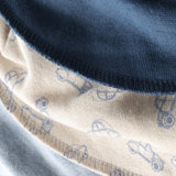 Pippi Dark Denim Bandana Fabric Bib Boy - Aop (3-Pack)