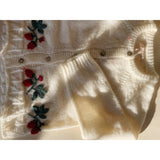 Konges Sløjd Bright White Minia Frill Cardigan