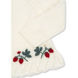 Konges Sløjd Bright White Minia Frill Cardigan