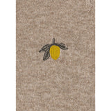 Konges Sløjd Light Brown Mattou Knit Onesie