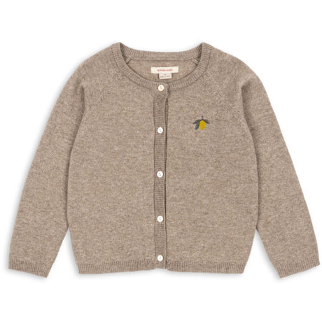 Konges Sløjd Light Brown Mattou Knit Cardigan
