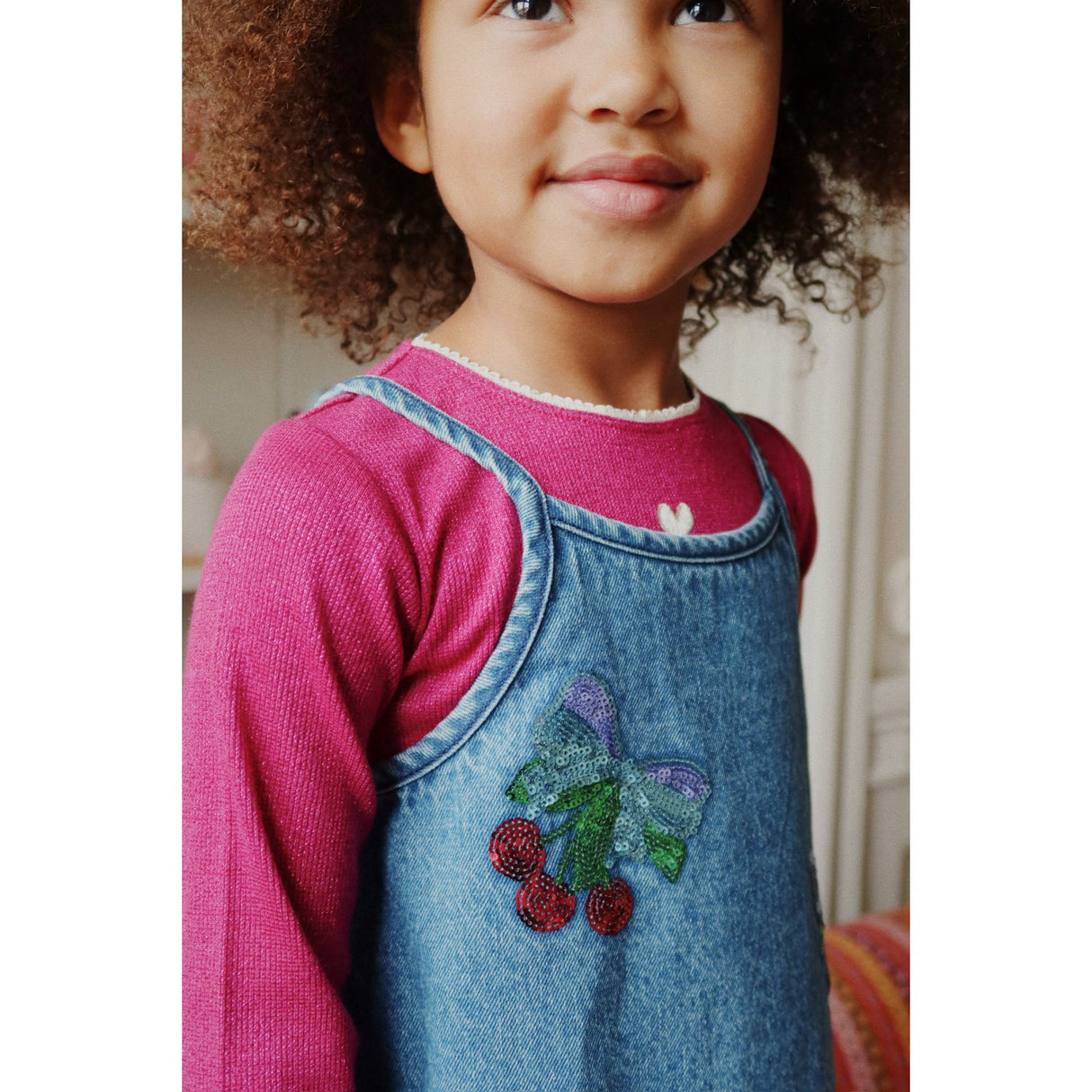 Konges Sløjd Amarena Sequin Magot Sequin Strap Dress GOTS