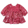 Konges Sløjd Sparkling Sangria Lila Sequins Bow Dress