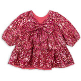 Konges Sløjd Sparkling Sangria Lila Sequins Bow Dress